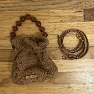 Staud Raffia Grace Bag